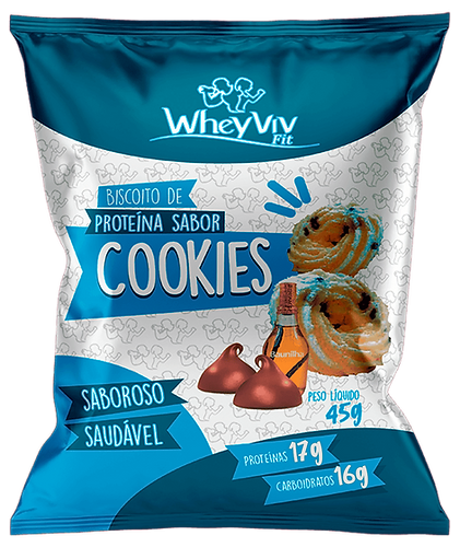 Biscoito proteico de cookies 45g